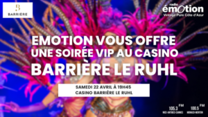 Gagnez votre soirée VIP au Casino Ruhl !