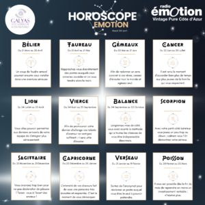 HOROSCOPE : MARDI 04 AVRIL 2023