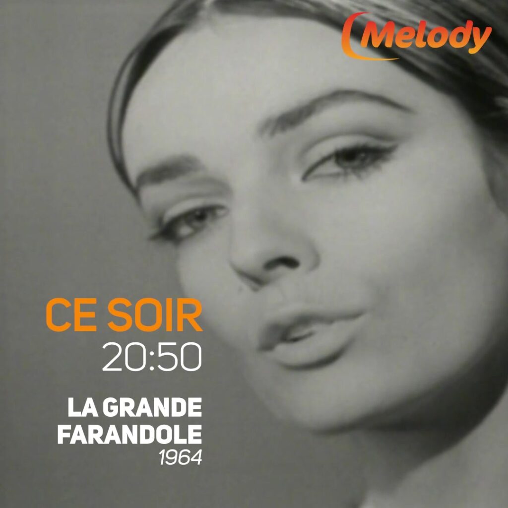 On continue notre voyage en 1964, avec un petit avant-goût de jeux olympiques, grâce à cette "Grande Farandole", émission proposée par les CARPENTIERS, dans laquelle Marie LAFORÊT, France GALL, Michel LEGRAND, et bien d'autres encore, sont invités et jouent le jeu en incarnant chacun un sport.