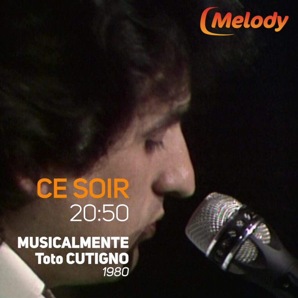 En 1980, le chanteur italien Toto CUTUGNO est à l'honneur dans une émission spéciale : "Musicalmente".