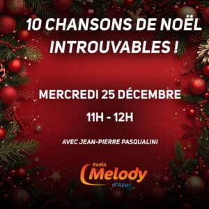 Découvrez 10 Chansons de Noël Inédites !