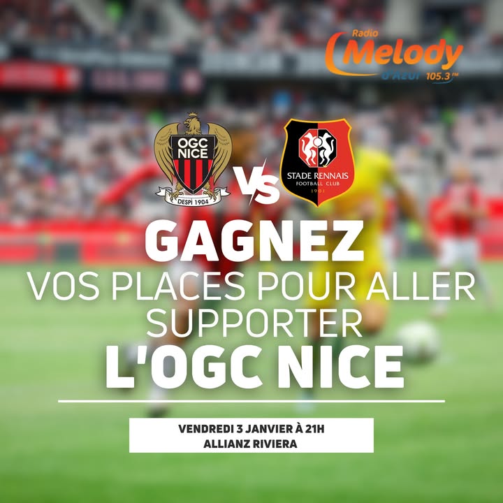 Gagnez vos places pour Nice-Rennes !