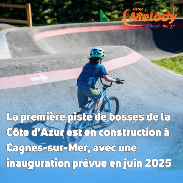 Inauguration d'un Pumptrack à Cagnes Sur Mer